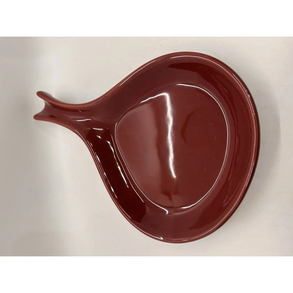 Longaberger Woven Traditions Paprika Handled Baker Pottery Baking Dish New